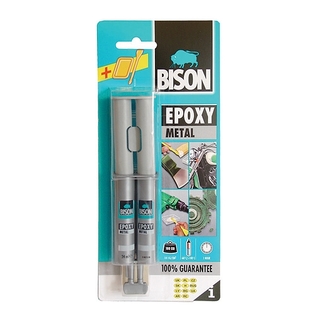 Lepidlo dvojzložkové Bison Epoxy Metal 24 ml Lepidlá MADMAT sk