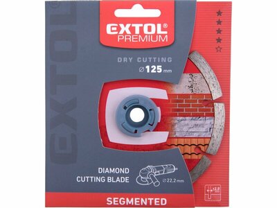 Extol Premium rezný kotúč diamantový 125mm segmentový 108712