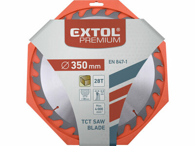 Extol Premium kotúč pílový 350x30mm, 28z 8803250