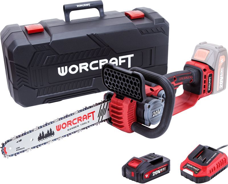 Worcraft CGC-S20LiBDM 20V akumulátorová řetězová pila 265mm, 1x4,0Ah akumulátor 115852