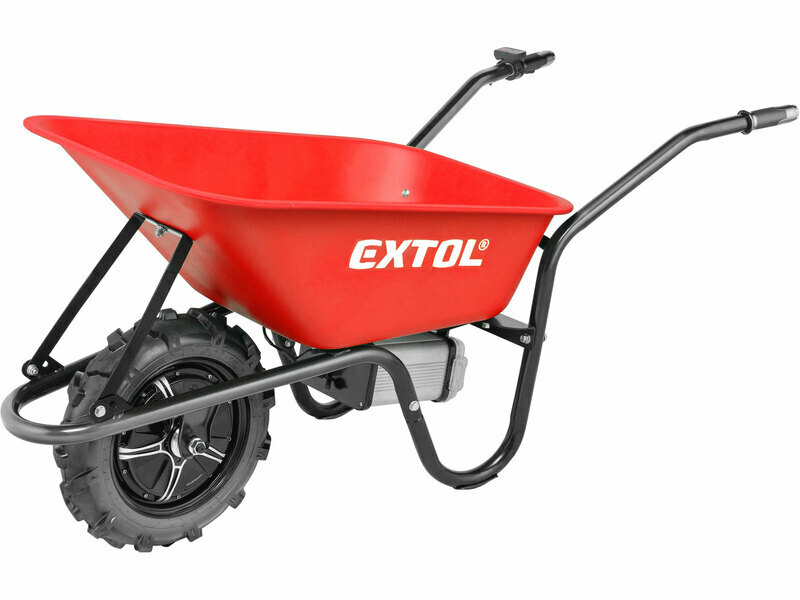 Extol Premium fúrik na akumulátorový pohon, 80L, max. 150kg, 6km/h, aku 40V/6Ah, 8891590