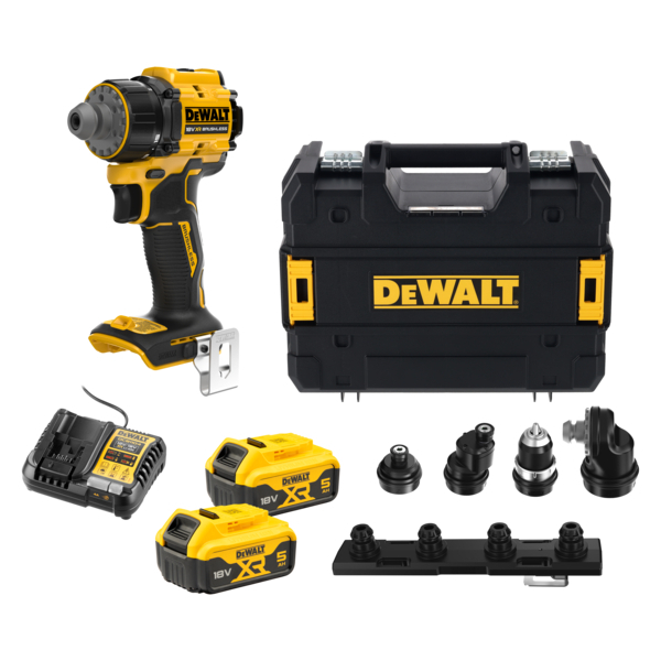 DeWalt DCD803P2T multifunkčná aku vŕtačka 18V, 2x5,0Ah aku