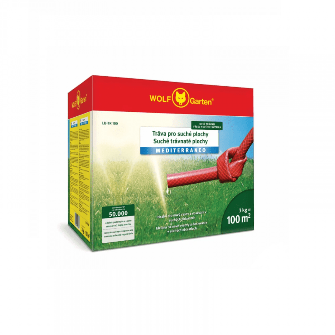 WolfGarten LU-TR 100 Mediterraneo trávnik na suché miesta 100m2, 3kg 3824845