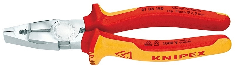 Knipex kombinované kliešte 160 mm VDE 0106160