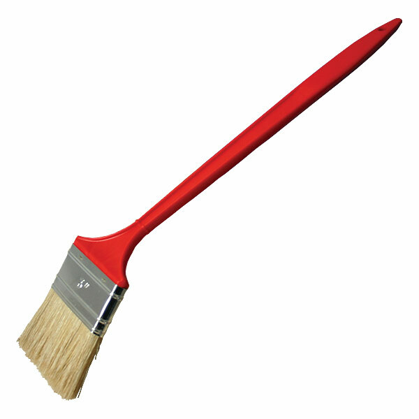 Štětec plochý zahnutý, organický vlas, 2,5 "/ 63mm