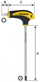 Proxxon L-Skrutkovač TORX 9