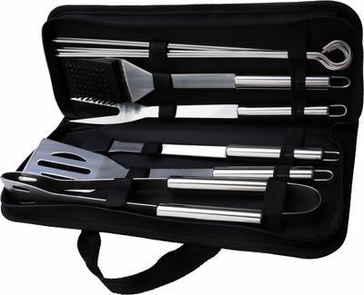 Sada náradia Strend Pro Grill, na grilovanie a opekanie, 12-dielna, v brašni