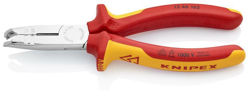 Knipex odizolovacie kliešte multifunkčné 165mm, izolované do 1000V,1346165