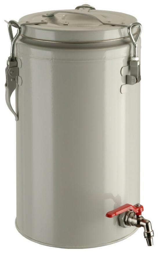 Nádoba, na prepravu jedla, s kohútom, kovová 10 l, 275 x 275 x 445 mm,
