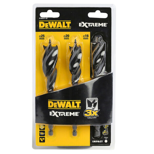 DeWalt DT90237 sada vrtákov do dreva 16,20,25mm