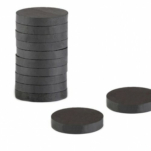 Magnet čierny 12ks 26mm, 5433