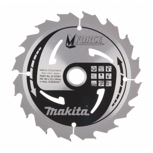 Makita pilový kotúč 165mm, 16z B-07901