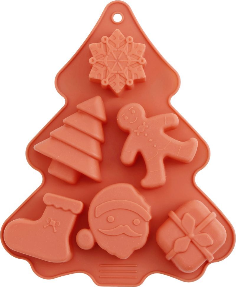 MagicHome silikónová forma na pečenie, 6 vzorov , 22,2x18,5x2,5 cm