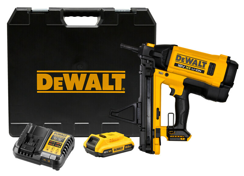 DeWalt DGN845D1 plynová klincovačka C6 Trak, 1x2,0Ah aku