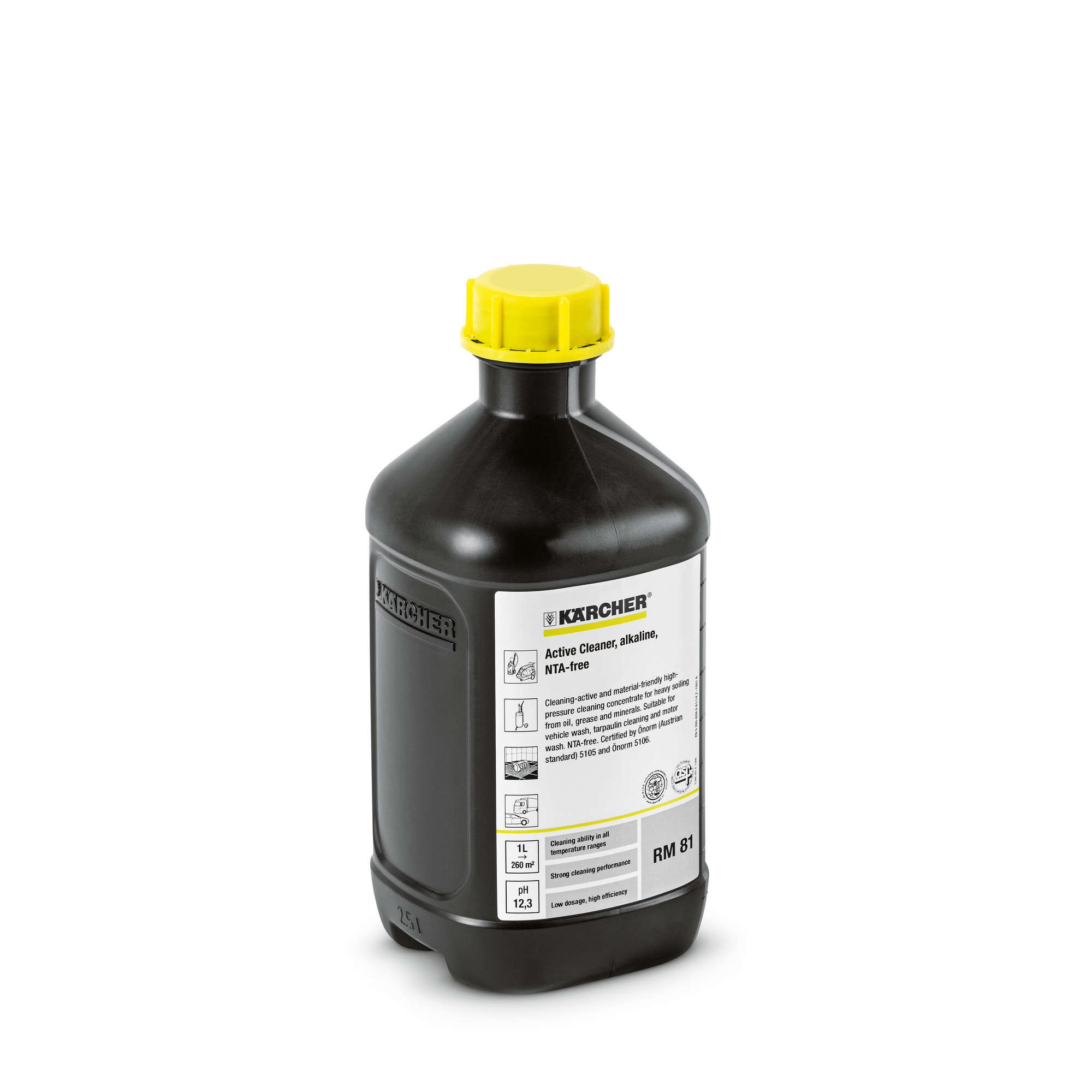 Kärcher PressurePro aktívny čistič, alkalický RM 81, 2.5L 6.295-555.0