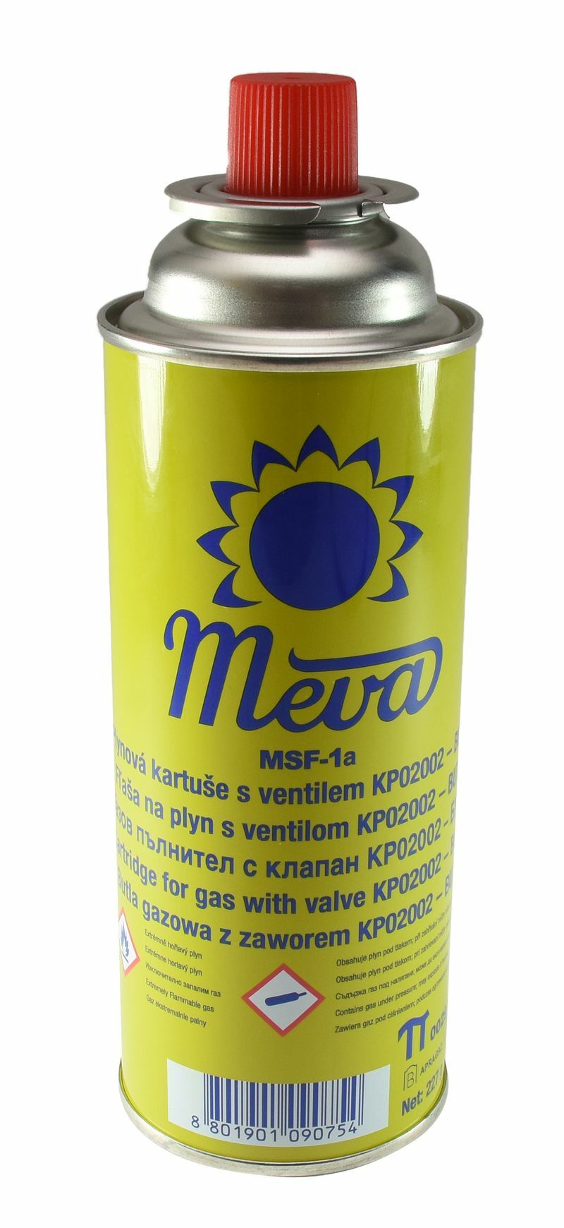 Meva kartuše s ventilem butan, 390 ml, 227 g
