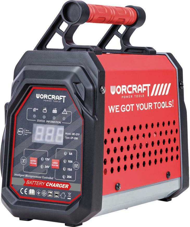 Wocraft nabíjačka autobatérií BC-219, 12/24 V, 20 A