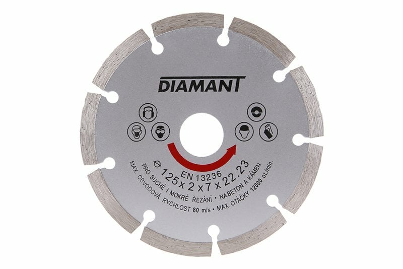 Rezný kotúč diamantový DIAMANT 125x2x22.2mm segmentový