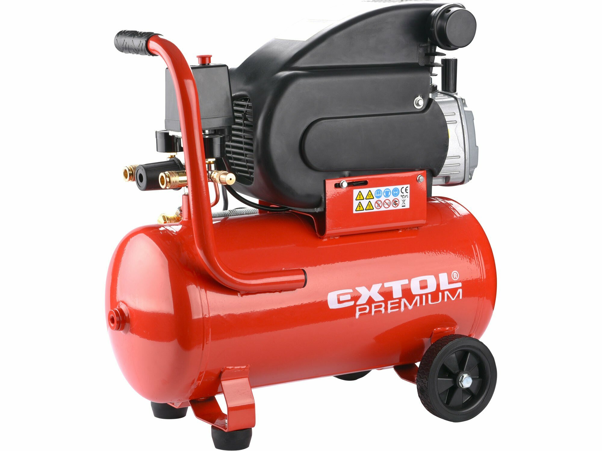 Extol Premium kompresor olejový 1,5kW, nádoba 24l, 8bar 8895310