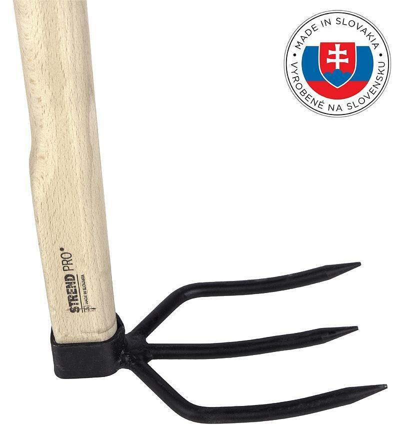 Motyka Strend Pro, 3-rohá, s násadou 120 cm