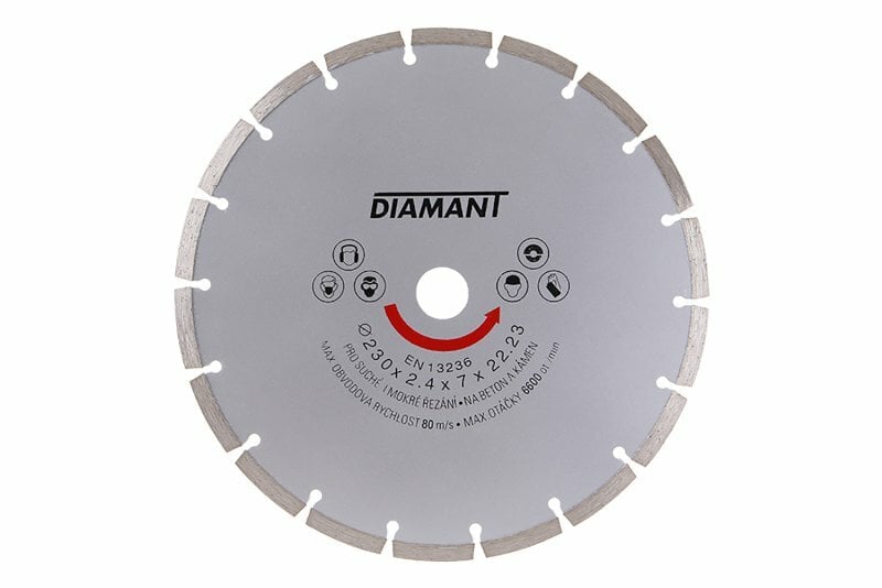 Rezný kotúč diamantový DIAMANT 230x2,4x22.2mm segmentový