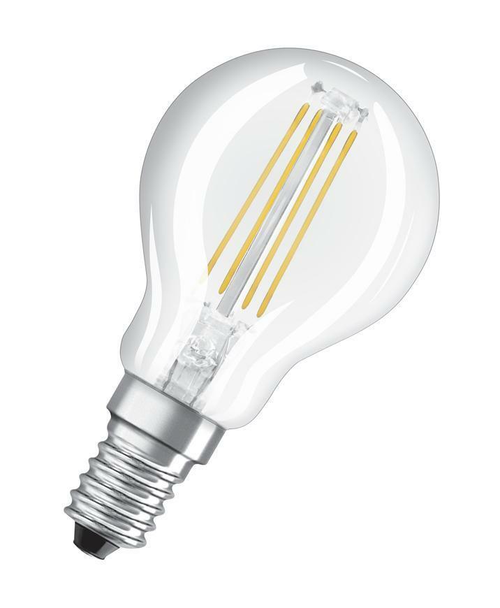 Ziarovka OSRAM® LED FIL 040 (ean8720) non-dim, 4W/827 E14 2700K Value CLASSIC P