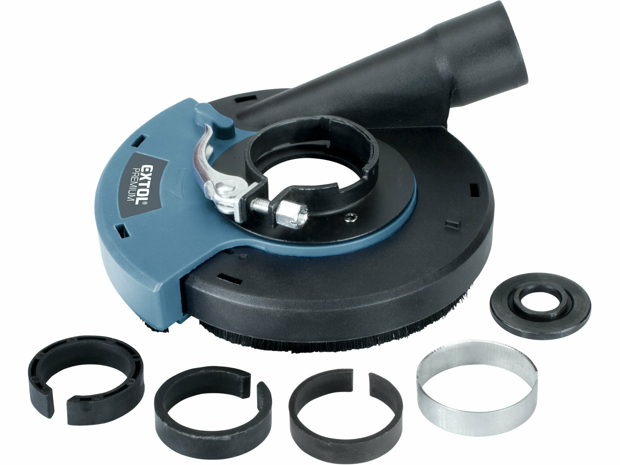 Extol Premium kryt s odsávaním pre uhlovú brúsku na brúsenie a leštenie, 125mm, 8807020
