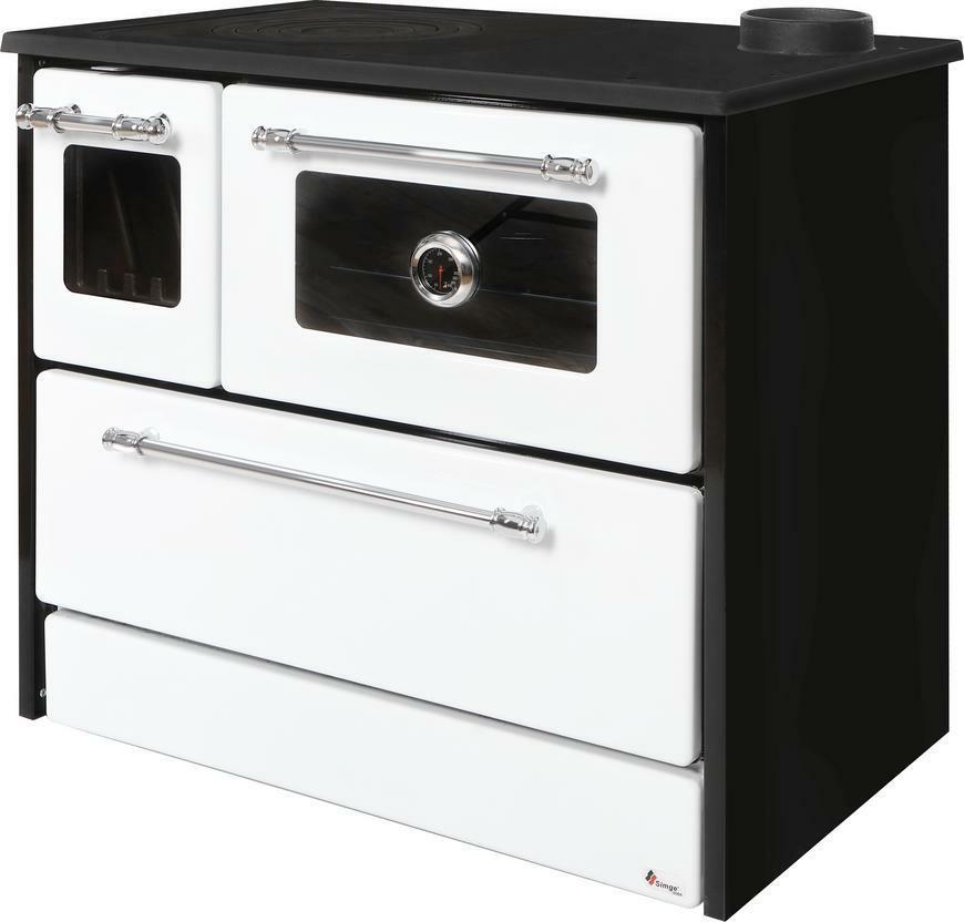 Sporák 701-G OMEGA Kuzine, so sklom, biely, pravý vývod 9,18kW