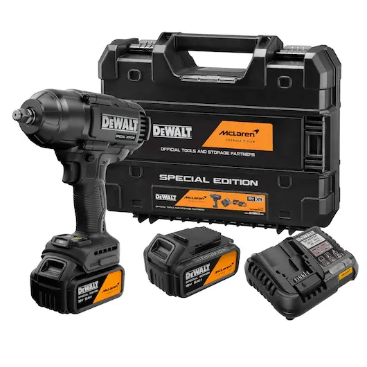DeWalt McLaren DCF99MP2T aku rázový uťahovák 18V 2x5,0Ah aku