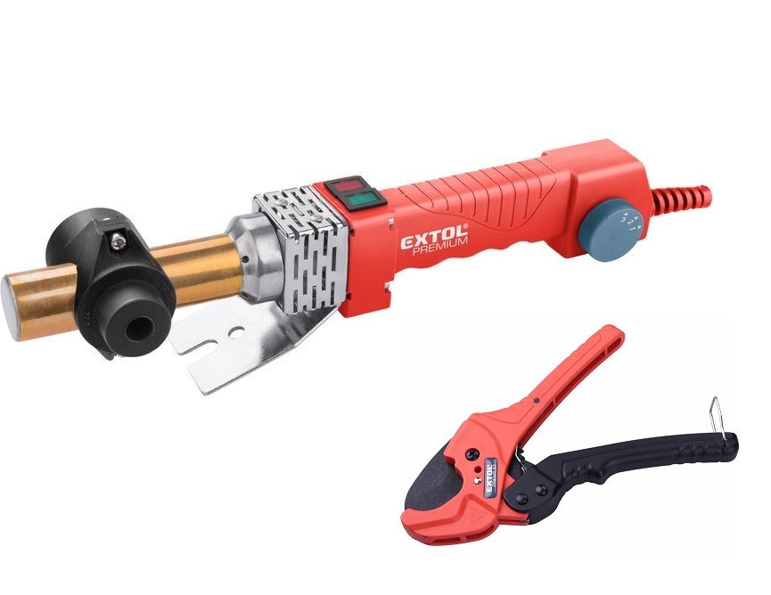 Polyfúzna zváračka plastových rúr + nožnice