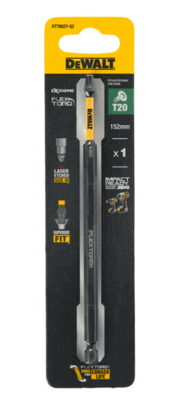 DeWalt Flextorq DT7802T skrutkovací nadstavec torx T20, 152 mm