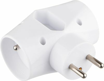 Strend Pro rozbočovacia zásuvka, biela, 2x 16 A + 1x 2,5 A
