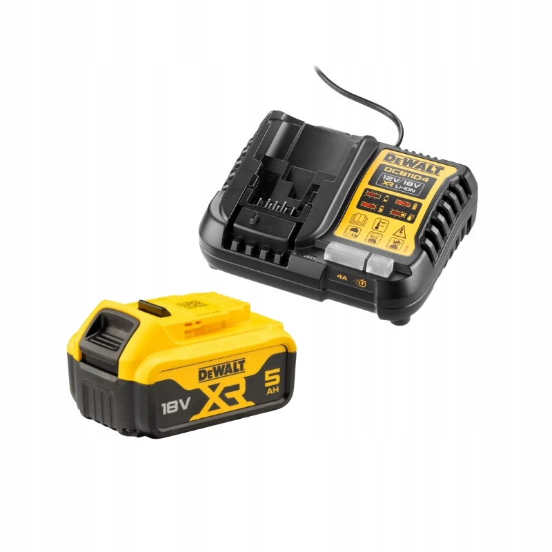 DeWalt DCB1104 nabíjačka Slim XR Li-Ion 10,8V-18V + 1x aku 5,0Ah