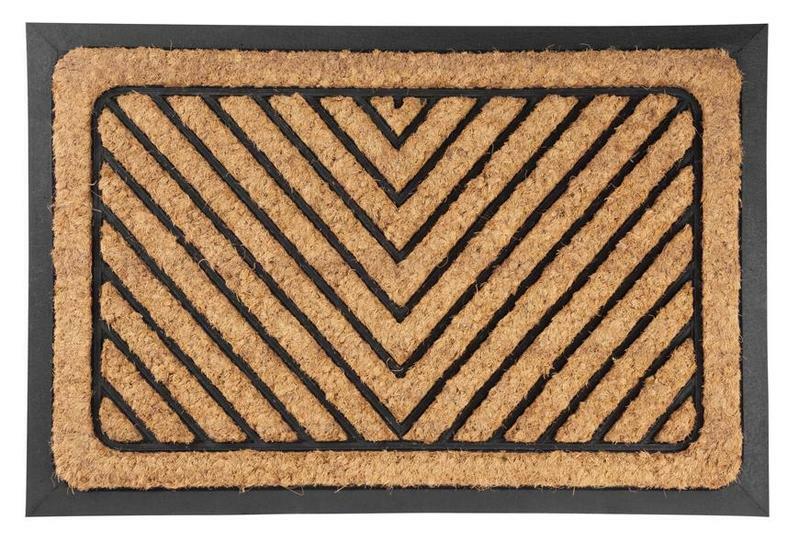 Rohožka MagicHome RBC 130, Arrows, 40x60 cm, guma/kokos