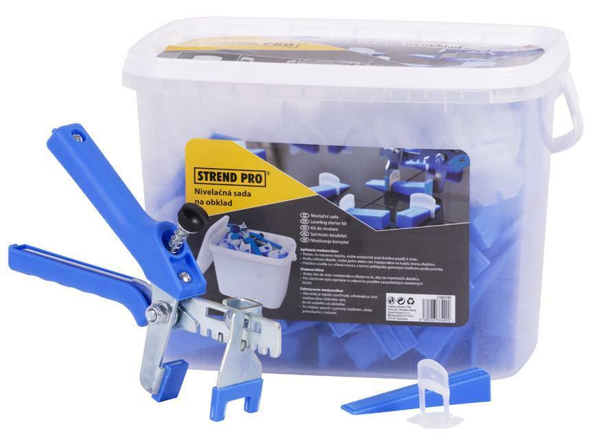 Sada nivelačná Strend Pro LS515 StarterKIT, 100x 1.5mm medzerník + 100x klinok + kliešte