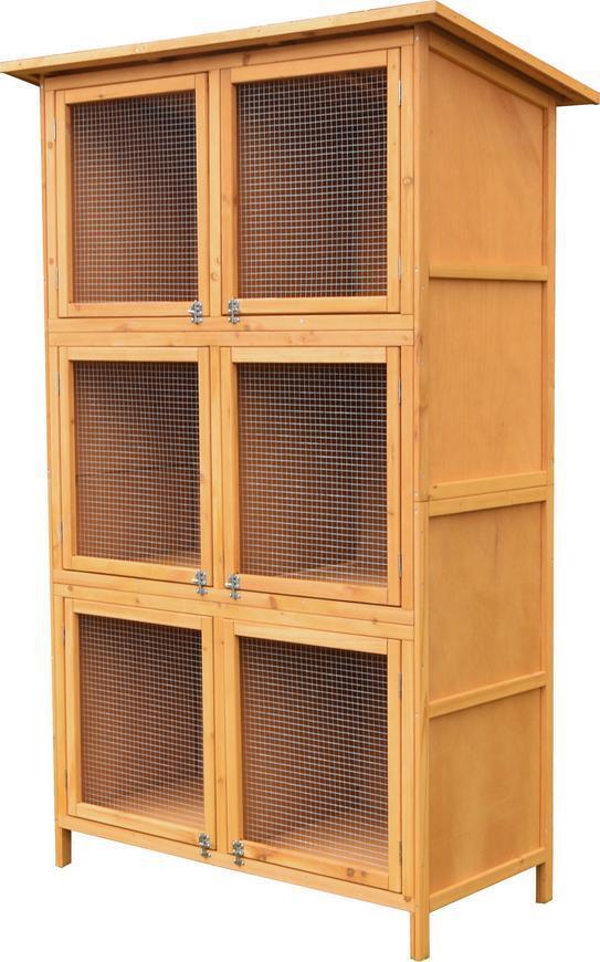 Strend Pro králikáreň so strechou, 116x60x180 cm