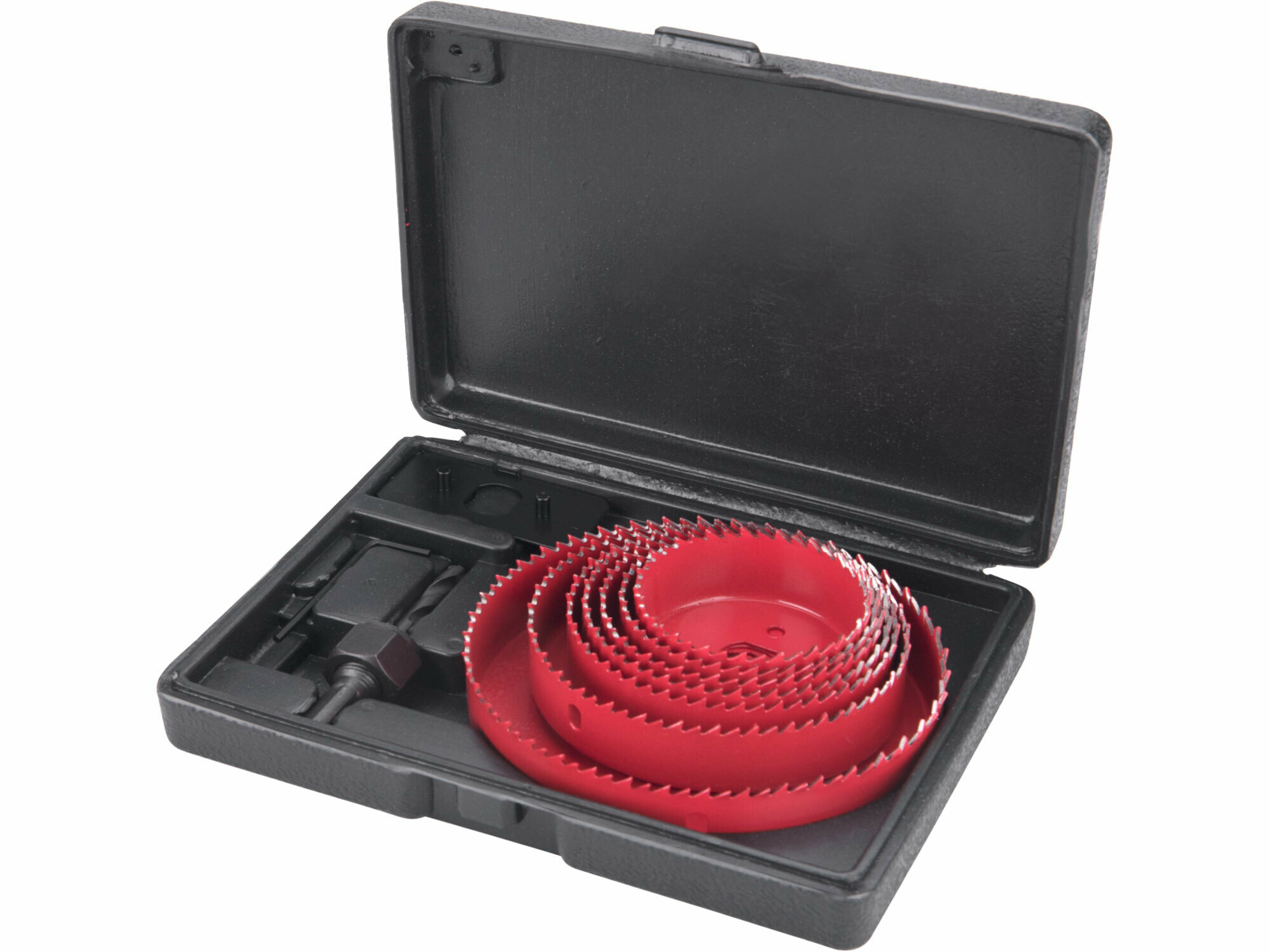 Extol Premium píla dierovacia do dreva 10ks, 64-70-76-82-89-102-127mm, hĺbka 25mm, 8801607