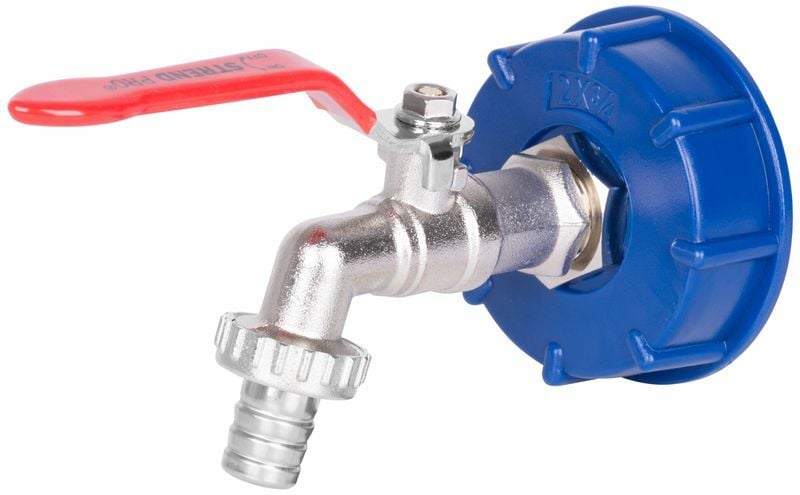 Sada Strend Pro, ventil 1/2-3/4" + redukcia plast a zinok + výpust, na IBC nádrž, 256929