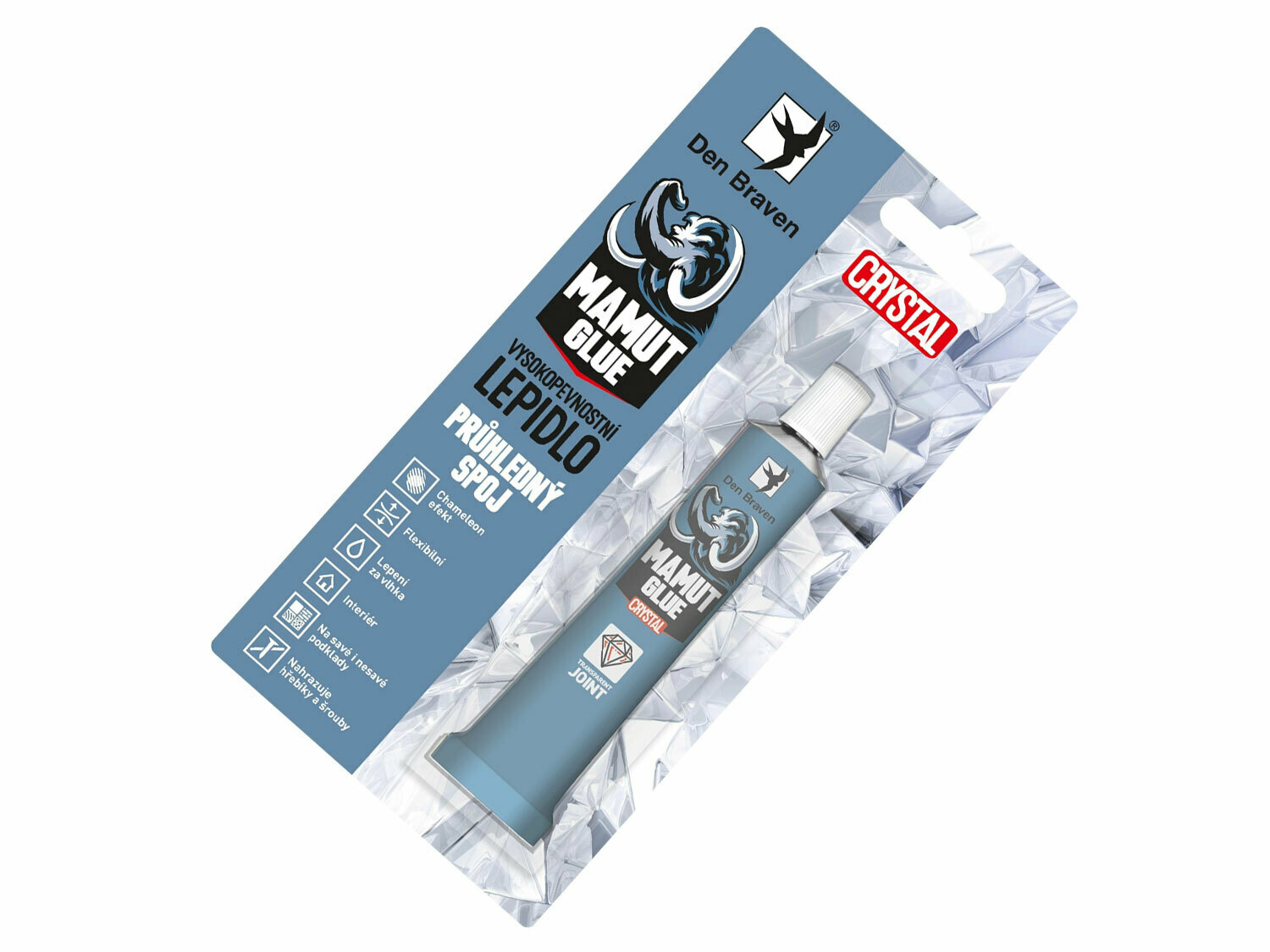 Den Braven lepidlo MAMUT 25 ml, transparentné,