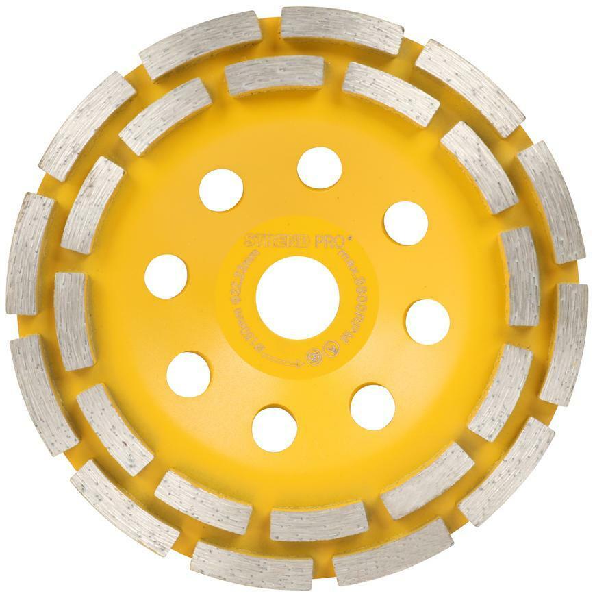 Strend Pro diamantový brusný kotouč dvouřadý 125 mm 2232008