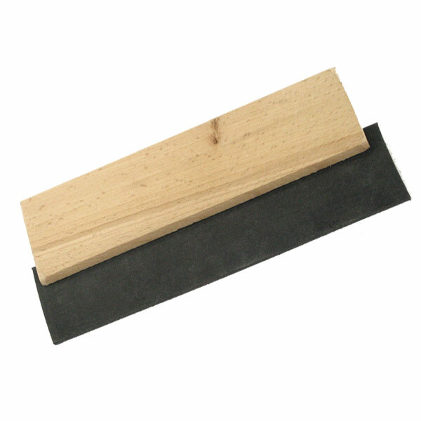 Stierka gumová drevená rukoväť, 200mm