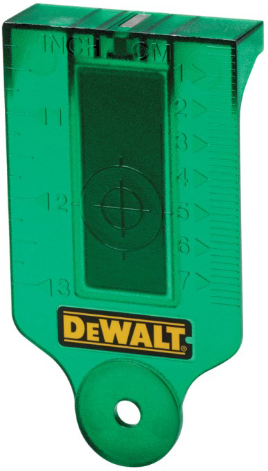 DeWalt zameriavacia karta pre zelené lasery DE0730G