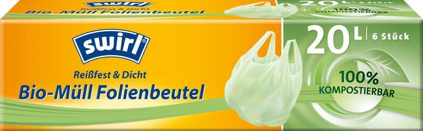 Swirl BIO kompostovateľné vrece s ušami, 20 l, 6 ks 312625