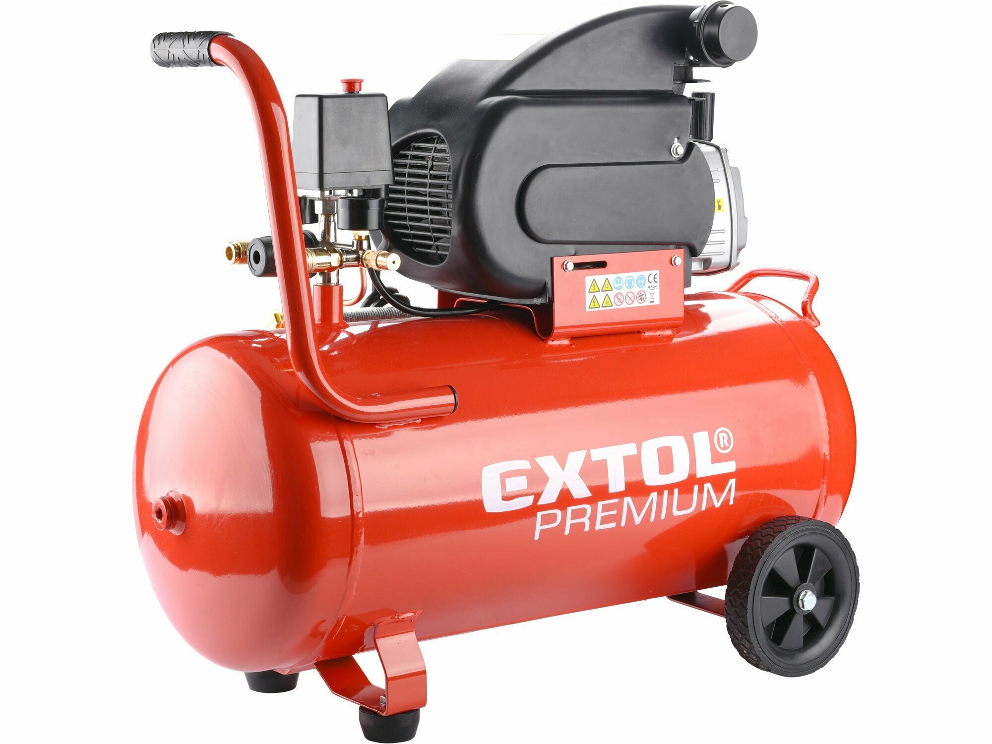 Extol Premium olejový kompresor 50litrov, max. 8bar, 8895315