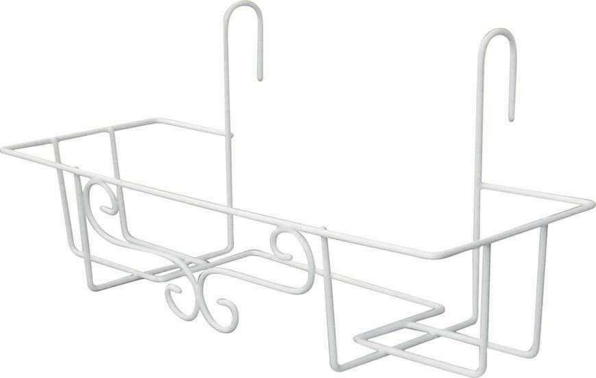 Strend Pro držiak na kvetináč na zábradlie, nastaviteľný, 65 cm