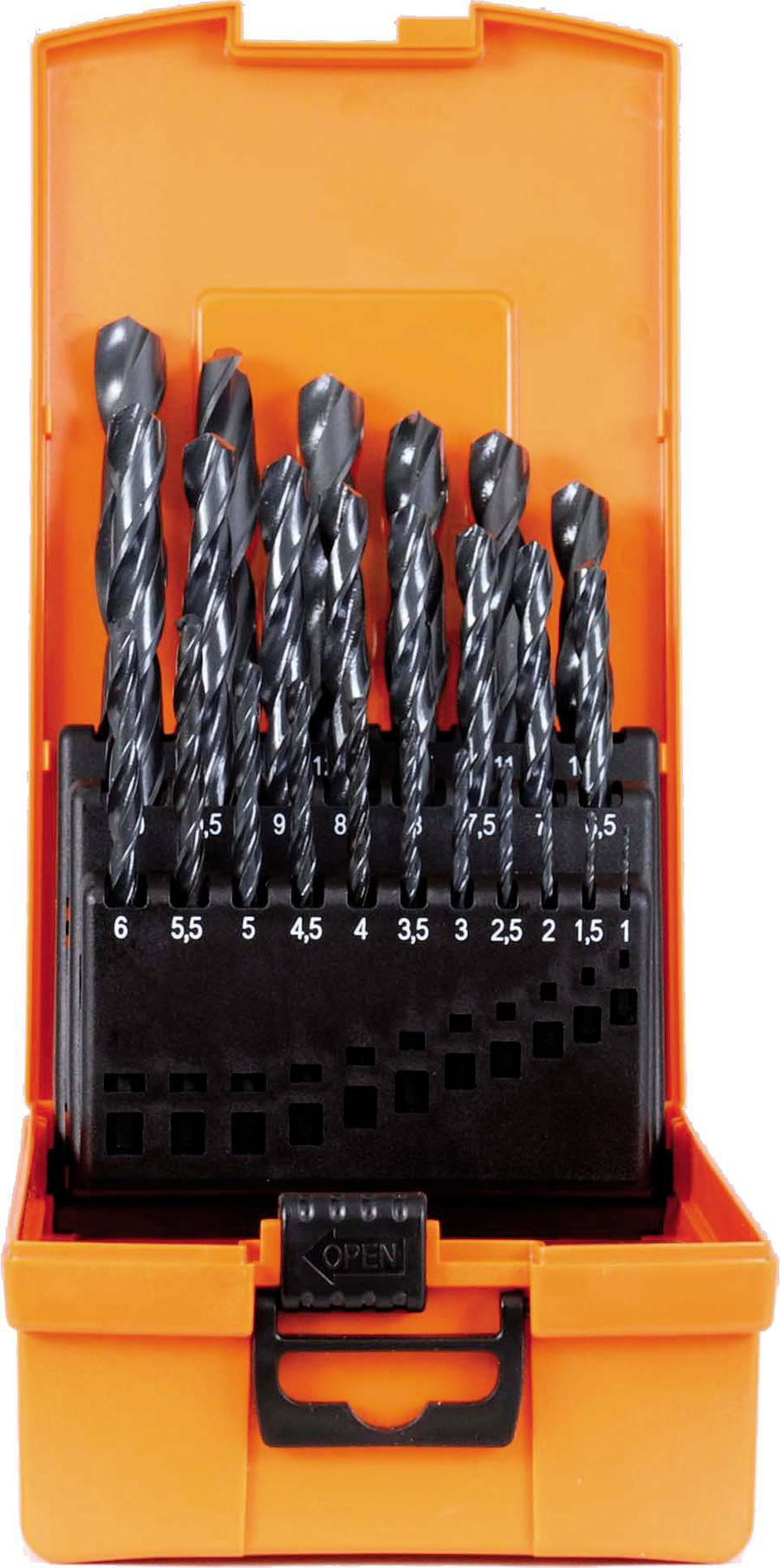 Projahn sada vrtákov prostar 1-10mm HSS-R ECO na kov 19 dielna 67003