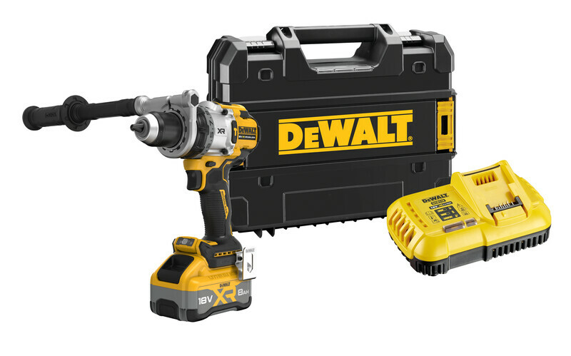 DeWalt DCD1007WW1T aku vŕtačka 18V, 169Nm, 1x8,0Ah aku