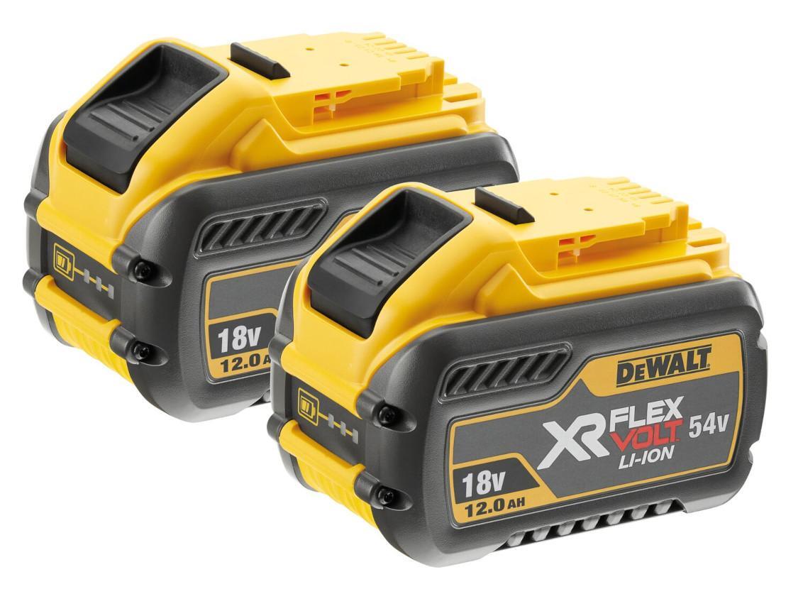 DeWalt Flexvolt sada akumulátorov 54/18V 4,0Ah/12,0Ah DCB548Y2