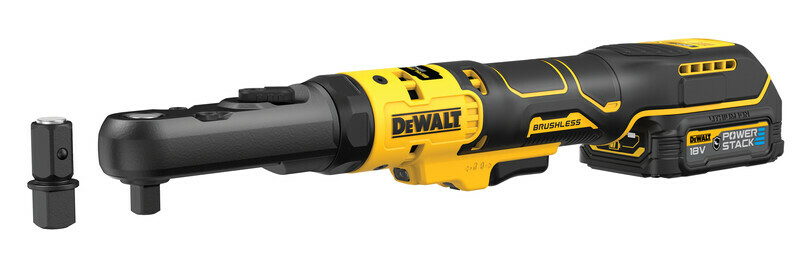 DeWalt DCF510E2G aku račňa s výmennou hlavou 102Nm, 18V 2x1,7Ah aku Powerstack