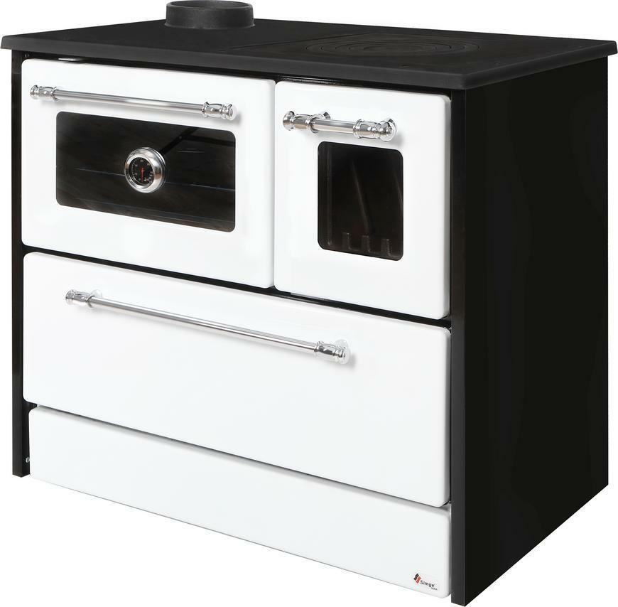 Sporák 701-G OMEGA Kuzine, so sklom, biely, ľavý vývod, 9,18kW